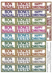 Bon Nadal Bones Festes Happy Christmas Captions Set 2