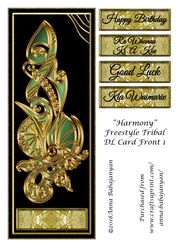 Harmony Freestyle Tribal DL Card Front 1