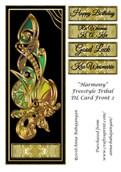 Harmony Freestyle Tribal DL Card Front 2