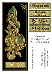 Harmony Freestyle Tribal DL Card Front 3