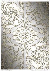 Majestic Gold Embroidery on Silver (1)
