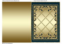 Various Occasions Blank Card (10)