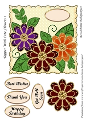 Topper With Cute Flowers 1
