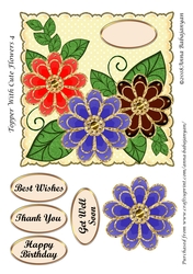 Topper With Cute Flowers 4
