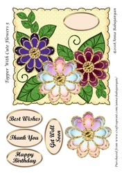 Topper With Cute Flowers 5