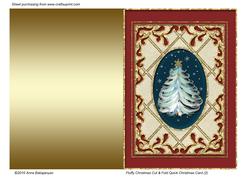 Fluffy Christmas Cut & Fold Quick Christmas Card (2)