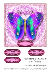 A Butterfly Of Love & Best Wishes