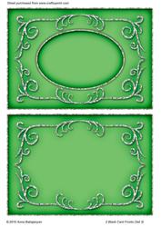 2 Blank Card Fronts (set 3)