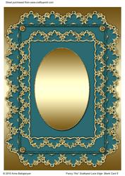 Fancy This Scalloped Lace Edge Blank Card 5