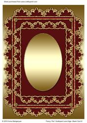Fancy This Scalloped Lace Edge Blank Card 9