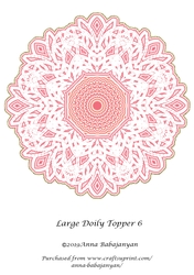 Large Doily Topper 6