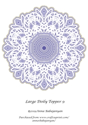 Large Doily Topper 9