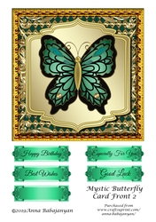Mystic Butterfly Card Front 2
