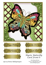 Mystic Butterfly Card Front 6