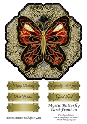 Mystic Butterfly Card Front 10