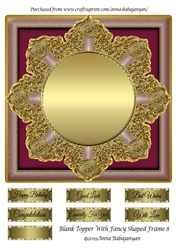 Blank Topper With Fancy Shaped Frame 8
