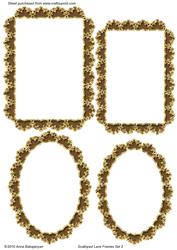 Scalloped Lace Frames Set 2