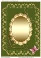Grace Gold Swirls & Doily Blank Card 15