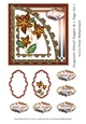 Exquisite Floral Topper & 2 Tags Set 1