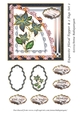 Exquisite Floral Topper & 2 Tags Set 2