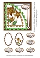 Exquisite Floral Topper & 2 Tags Set 3