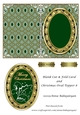 Blank Cut & Fold Card and Christmas Oval Topper 8