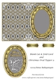 Blank Cut & Fold Card and Christmas Oval Topper 9