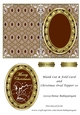 Blank Cut & Fold Card and Christmas Oval Topper 10