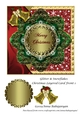 Glitter & Snowflakes Christmas Layered Card Front 1