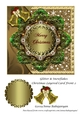 Glitter & Snowflakes Christmas Layered Card Front 2