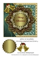 Glitter & Snowflakes Christmas Layered Card Front 4