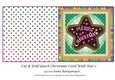 Cut & Fold Quick Christmas Card With Star 1