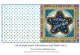 Cut & Fold Quick Christmas Card With Star 3