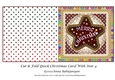 Cut & Fold Quick Christmas Card With Star 4