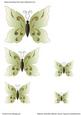 Affection Butterflies (m.green) Toppers/embellishments