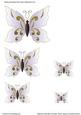 Affection Butterflies (powder Blue) Toppers/embellishments