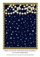Blank Card Front With Pearls and Snowflakes 1