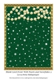 Blank Card Front With Pearls and Snowflakes 3