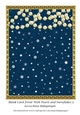 Blank Card Front With Pearls and Snowflakes 5
