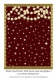 Blank Card Front With Pearls and Snowflakes 7