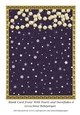 Blank Card Front With Pearls and Snowflakes 8