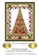 Christmas Rectangle Card Front With Christmas Tree 2