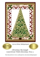 Christmas Rectangle Card Front With Christmas Tree 3