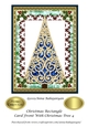 Christmas Rectangle Card Front With Christmas Tree 4