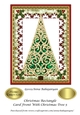 Christmas Rectangle Card Front With Christmas Tree 5