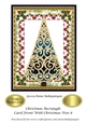 Christmas Rectangle Card Front With Christmas Tree 8