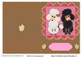Black & White Sweet Poodles 3
