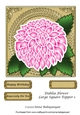 Dahlia Flower Large Square Topper 1