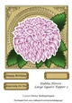 Dahlia Flower Large Square Topper 2