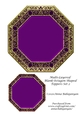 Multi-Layered Blank Octagon Shaped Toppers Set 2